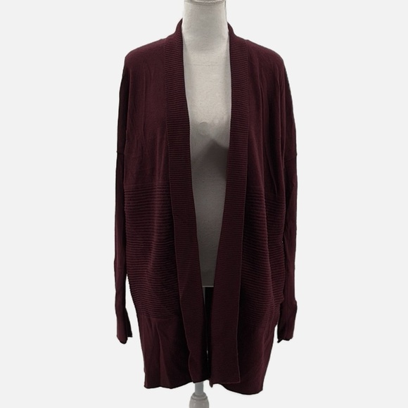 Lululemon Sit in Lotus Merino Wool Wrap II in Garnet - Size 8 - Picture 3 of 10